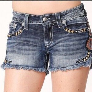 Miss Me Fire Dancer signature shorts